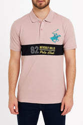 Men’s Tea Pink embroided Polo Tee
